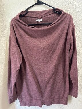Maurices Mauve Cowlneck Sweater